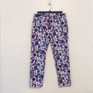 Khakis by Gap Slim City Floral Khaki Pants Size 2